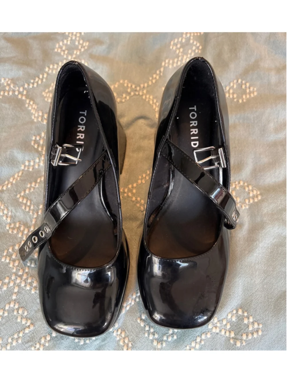 Women's Torrid Black Platform Mary Jane Heels Size 7.5